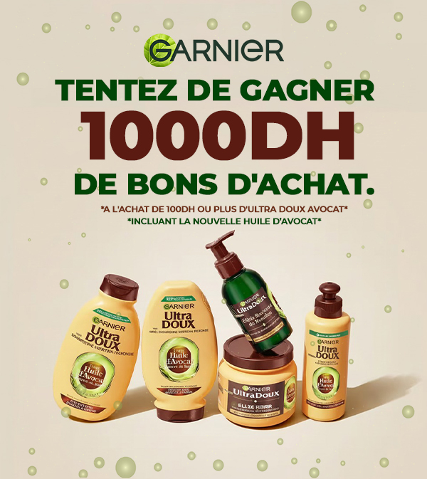 TOMBOLA GARNIER  ULTRA-DOUX AVOCAT